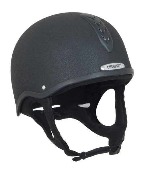 Champion Junior X-Air Helmet Plus Black 3 Champion Junior X-Air Helmet Plus Black