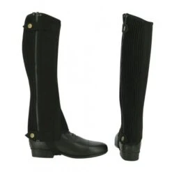 Riding World Junior Half Chaps Black