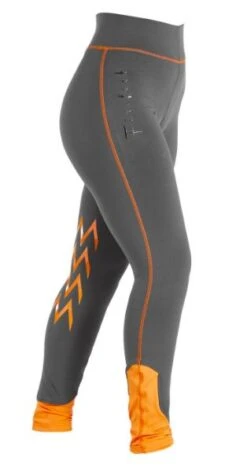 Firefoot Ladies Burnby Breeches Charcoal/Orange