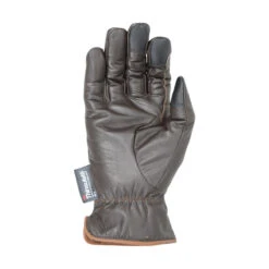 Hy5 Thinsulate Leather Winter Riding Glove Dark Brown / Tan Stitch -Equestrian Equipment Shop 0010939 hy5 thinsulate leather winter riding glove dark brown tan stitch