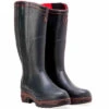 Aigle Parcours 2 Iso Open Rubber Boots Bronze -Equestrian Equipment Shop 0011347 aigle parcours 2 iso open rubber boots bronze