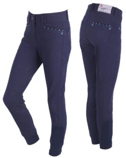 QHP Ize Junior Anti-Slip Full Seat Navy