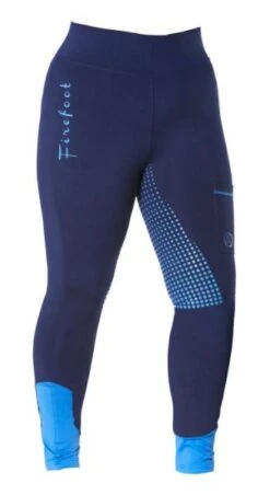 Firefoot Ladies Ripon Sticky Bum Breeches Navy/ Impact Blue