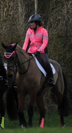 Weatherbeeta Reflective Lightweight Waterproof Jacket Hi Vis Pink -Equestrian Equipment Shop 0014544 weatherbeeta reflective lightweight waterproof jacket hi vis pink