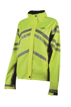 Weatherbeeta Reflective Lightweight Waterproof Jacket Hi Vis Yellow