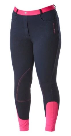 Firefoot Kids Farsley Breeches Navy/Pink