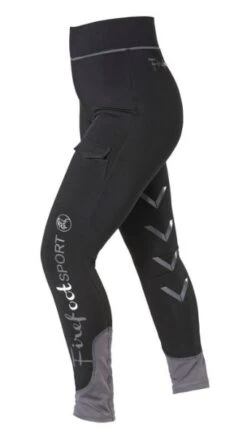 Firefoot Ladies Ripon Sport Breeches Black/Grey