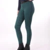 QHP Riding Tights Eden Anti-Slip Full Seat Teal