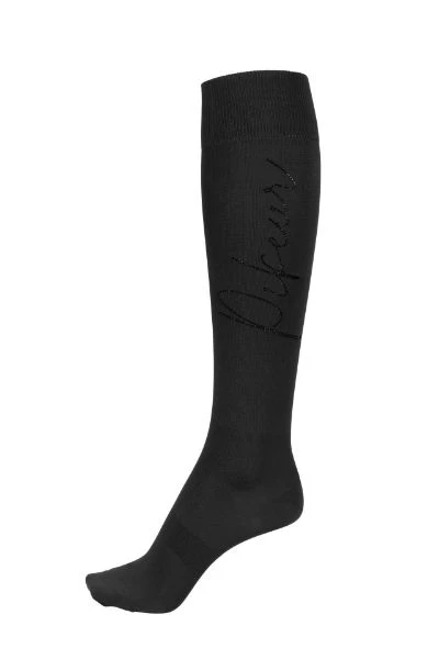 Pikeur Knee Sock Strass Black 3 Pikeur Knee Sock Strass Black