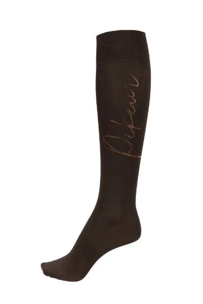 Pikeur Knee Sock Strass Dark Coffee 3 Pikeur Knee Sock Strass Dark Coffee