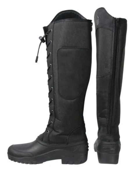 Hy Equestrian Mont Maudit Winter Boots Black/Grey 3 Hy Equestrian Mont Maudit Winter Boots Black/Grey