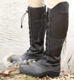 Hy Equestrian Mont Maudit Winter Boots Black/Grey -Equestrian Equipment Shop 0018750 hy equestrian mont maudit winter boots blackgrey