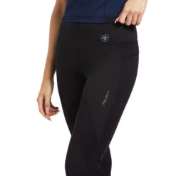 Ariat Ascent Half Grip Tights Black -Equestrian Equipment Shop 0019038 ariat ascent half grip tights black
