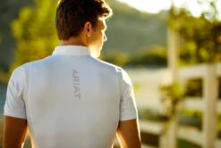 Ariat Mens Tek Short Sleeve Show Shirt White -Equestrian Equipment Shop 0019297 ariat mens tek short sleeve show shirt white