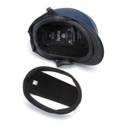 Charles Owen Luna Midnight Matt/Navy Gloss -Equestrian Equipment Shop 0019581 charles owen luna midnight mattnavy gloss 2