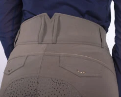 QHP Tara Full Grip Breeches Olive 8 QHP Tara Full Grip Breeches Olive -Equestrian Equipment Shop 0020083 qhp tara full grip breeches olive