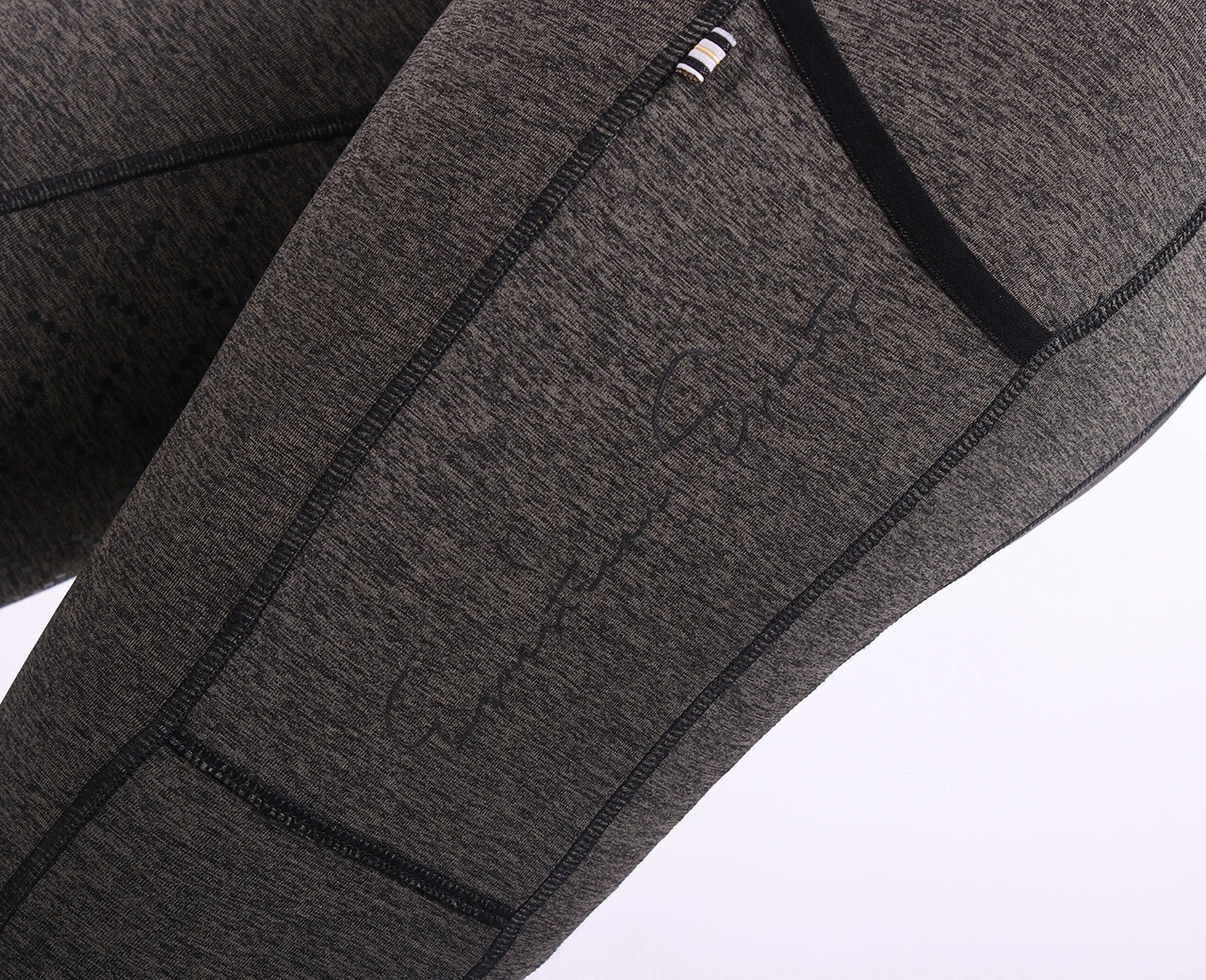 QHP Riding Tights Senne Full Grip Olive 5 QHP Riding Tights Senne Full Grip Olive - Image 3