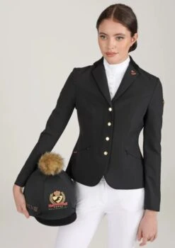 Aubrion Team Show Jacket Black -Equestrian Equipment Shop 0020840 aubrion team show jacket black