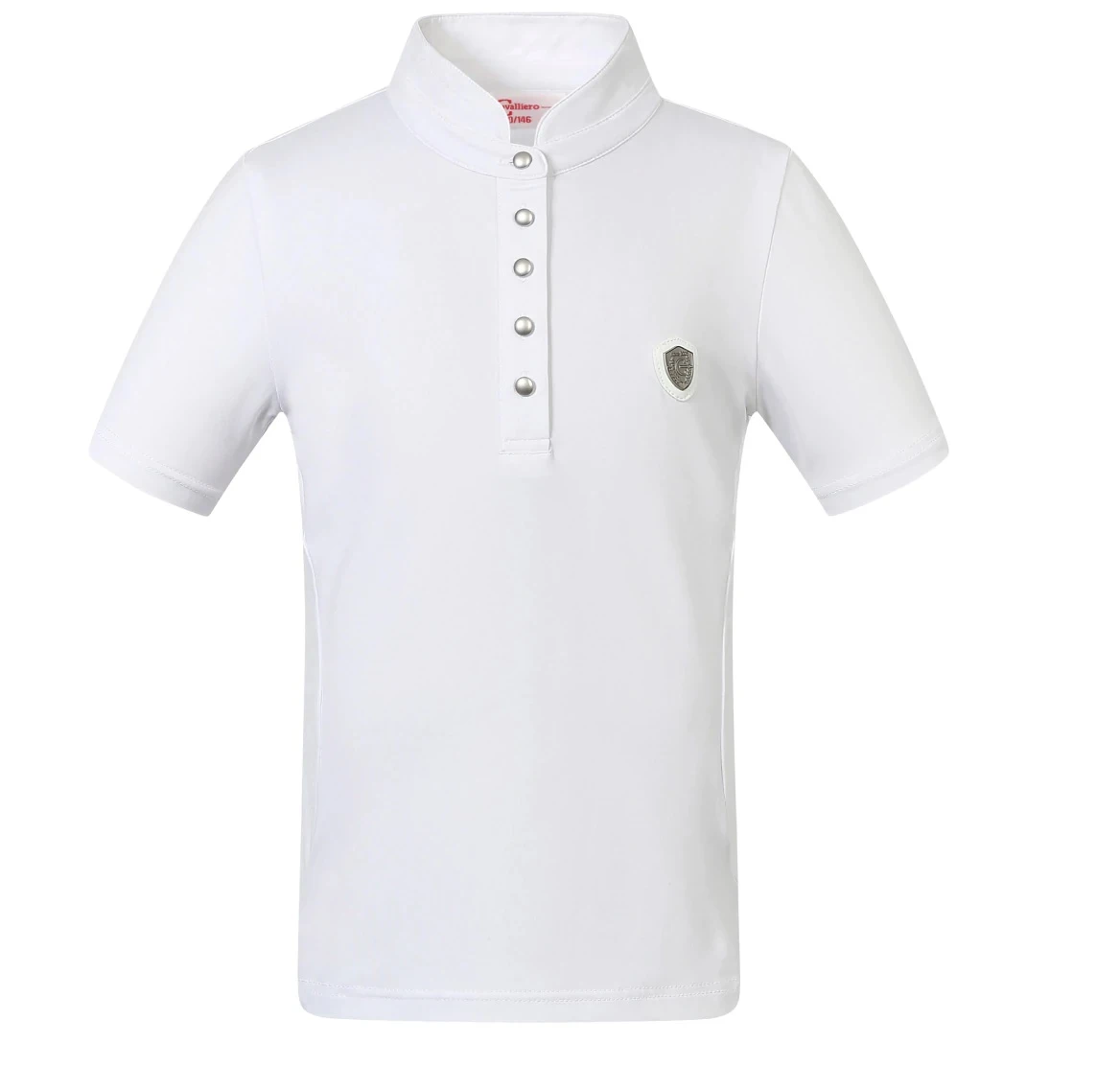 Covalliero Childrens Competition Shirt White 2 Covalliero Childrens Competition Shirt White