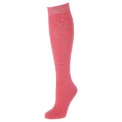 Covalliero Riding Socks Check Dark Rose