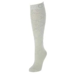 Covalliero Riding Socks Check Light Greige