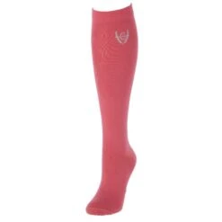 Covalliero Riding Socks Competition Dark Rose