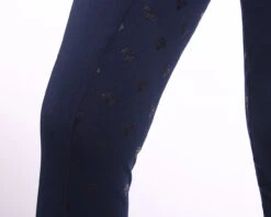 QHP Junior Riding Tights Kathleen Full Grip Navy -Equestrian Equipment Shop 0021297 qhp junior riding tights kathleen full grip navy