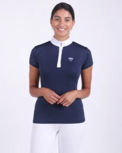 QHP Marit Competition Shirt Navy