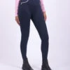 QHP Riding Tights Kathleen Full Grip Navy