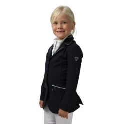 Hy Equestrian Cadiz Mizs Show Jacket Black / Silver