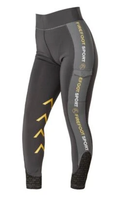 Firefoot Kids Ripon Sports Breeches Charcoal / Mustard