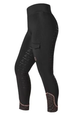 Firefoot Kids Ripon Sticky Bum Breeches Black / Rose Gold