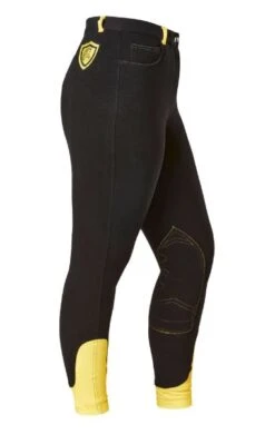 Firefoot Ladies Farsley Breeches Black / Mustard