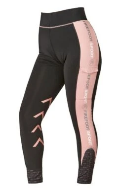 Firefoot Ladies Ripon Sport Breeches Black / Rose Gold