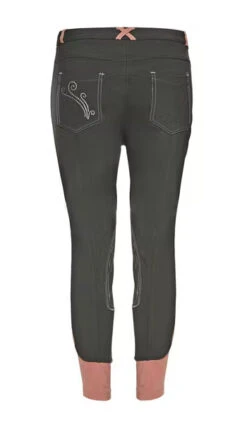 Firefoot Ladies Thornton Breeches Charcoal / Rose Gold -Equestrian Equipment Shop 0022292 firefoot ladies thornton breeches charcoal rose gold
