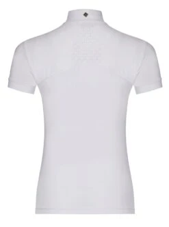 Le Mieux Olivia Short Sleeve Show Shirt White -Equestrian Equipment Shop 0022700 le mieux olivia short sleeve show shirt white