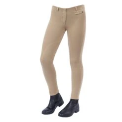 Dublin Childs Supa-fit Pull On Knee Patch Jodhpurs Beige