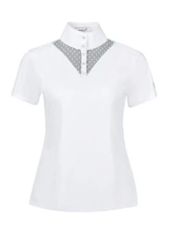 Dublin Ladies Tara Competiton Lace Shirt White