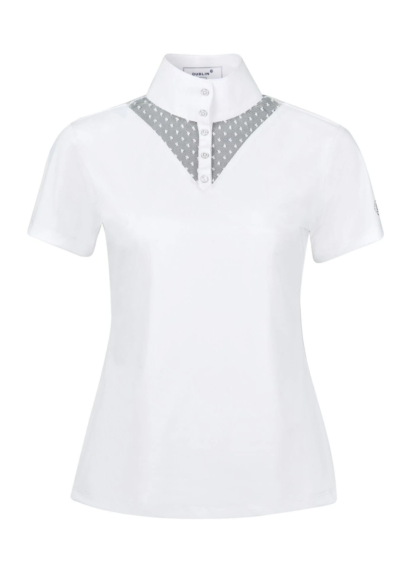 Dublin Ladies Tara Competiton Lace Shirt White 3 Dublin Ladies Tara Competiton Lace Shirt White