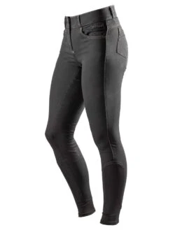 Agaso Full Seat Denim Breech Denim Black -Equestrian Equipment Shop 0024716 agaso full seat denim breech denim black