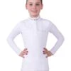 QHP Junior Competition Shirt Fenna White -Equestrian Equipment Shop 0025056 qhp junior competition shirt fenna white