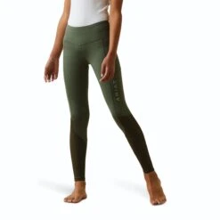 Ariat Youth Eos Full Seat Tight Beetle/Forest Mist