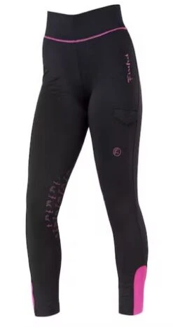 Firefoot Kids Bankfield Basic Breeches Black/Fuchsia