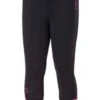 Firefoot Kids Farsley Fleece Lined Breeches Black/Fuchsia -Equestrian Equipment Shop 0025546 firefoot kids farsley fleece lined breeches blackfuchsia 600