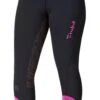 Firefoot Ladies Thornton Fleece Lined Breeches Black/Fuchsia -Equestrian Equipment Shop 0025570 firefoot ladies thornton fleece lined breeches blackfuchsia