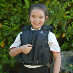 Rhinegold Prestige Zip Front Body Protector Child -Equestrian Equipment Shop 0025764 rhinegold prestige zip front body protector child 1