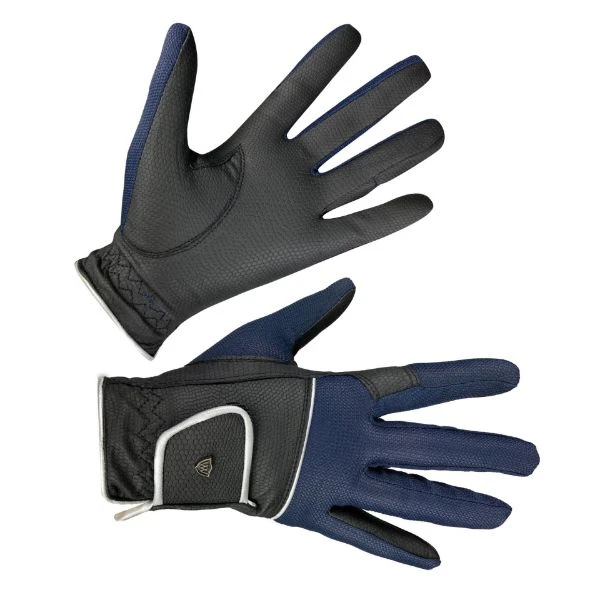 Woof Wear Vision Riding Glove Black Navy 3 Woof Wear Vision Riding Glove Black Navy