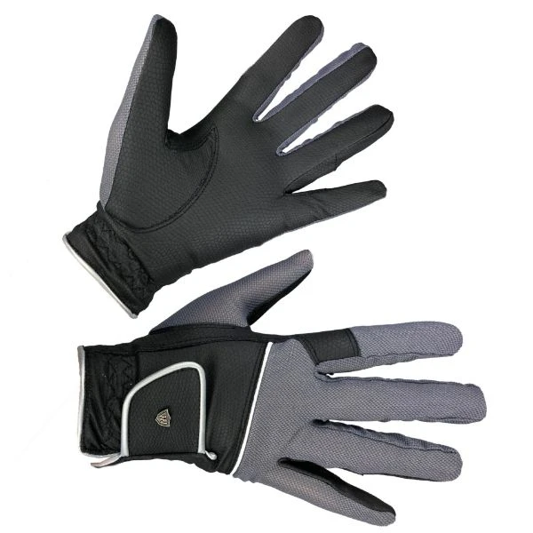 Woof Wear Vision Riding Glove Black Steel 3 Woof Wear Vision Riding Glove Black Steel