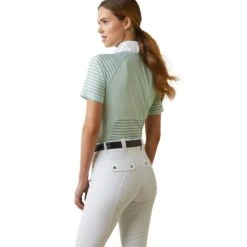 Ariat Aptos Vent Show Shirt Aqua Foam -Equestrian Equipment Shop 0026598 ariat aptos vent show shirt aqua foam