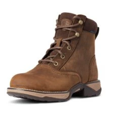 Ariat Womens Anthem Round Toe Lacer H2O Distressed Brown